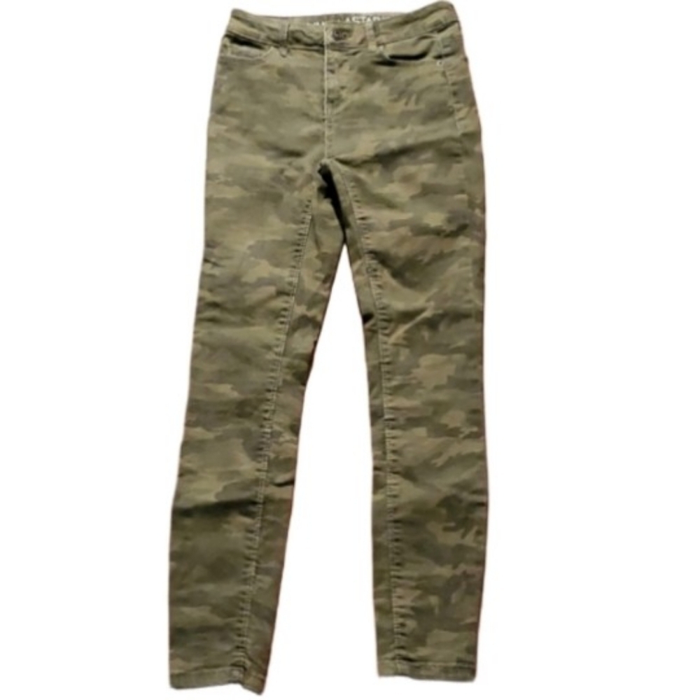 Vanilla Star Jeans Size 0 High Rise Skinny camouflage Skinny Green